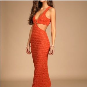 Lulu’s Crochet Cut Out Dress